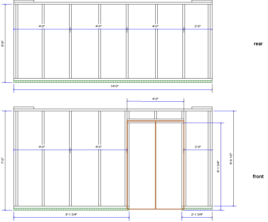 Front / Rear Framing